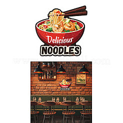 Старинный металлический оловянный знак&nbsp;AJEW-WH0409-103