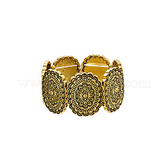 Bracelets extensibles en alliage à perles ovales&nbsp;FS-WGED2CD-04