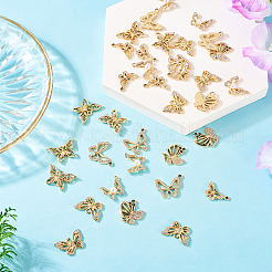 36 шт. 6 стиля подвески из сплава с УФ-покрытием&nbsp;FIND-TA0007-88