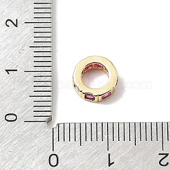 Latón pavé bolas cubic zirconia europea&nbsp;CU-CBA389D-02G-11