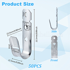 50 шт. железных держателей для кабеля&nbsp;IFIN-GA0001-72