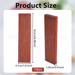 Fournitures d'artisanat en bois rectangulaires&nbsp;DIY-WH0591-304B