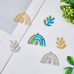 12 шт. 6 стиля подвески из нержавеющей стали 201&nbsp;STAS-DC0013-86