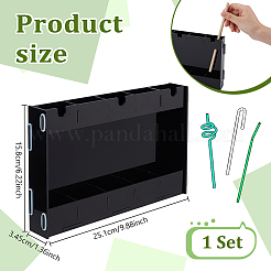 Acryl-Strohhalm-Displayhalter&nbsp;ODIS-WH0038-194A