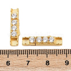 925 штыковая застежка из стерлингового серебра с микропаве из прозрачных кубических цирконий&nbsp;STER-C016-01A-G