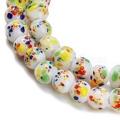 Бусы лэмпворк ручной работы&nbsp;LAMP-H071-01B-03