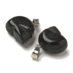 Природные подвески обсидиана&nbsp;G-Z067-02P-04