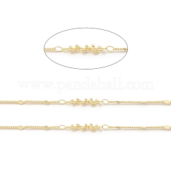 Латунные цепочки с шариками и бисером&nbsp;CHC-M025-50G