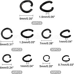 160 шт. 5 открытых соединительных кольца из нержавеющей стали 304&nbsp;STAS-UN0028-42