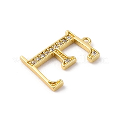 Pendentif en zircone cubique micro pavé de laiton placage en rack&nbsp;KK-H449-76G-01