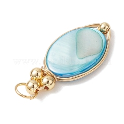 9шт 3 цвета окрашенные подвески из натуральных ракушек&nbsp;PALLOY-JF04838