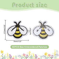 50 шт. термоклей и заплатки из нетканого материала&nbsp;AJEW-HY0002-54