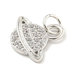 Покрытие стойки латунь микропаве прозрачные подвески из кубического циркония&nbsp;KK-B093-20P