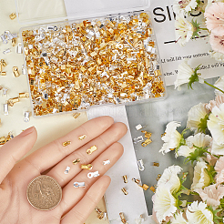 1200 шт. 4-х стильные железные зажимы для обжима концов&nbsp;IFIN-SP0001-07