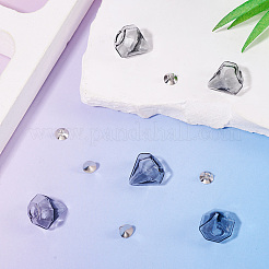 5 шт. бутылок из выдувного стекла ручной работы&nbsp;GLAA-TA0012-33B