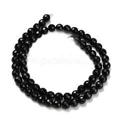 Бусины из натурального черного оникса&nbsp;G-C280-B01-6mm