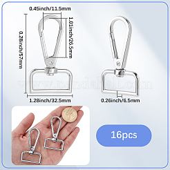 16 fermoir pivotant en alliage de zinc&nbsp;FIND-SP0003-73P