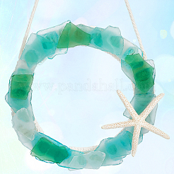 Рождественский венок стеклянные украшения&nbsp;HJEW-WH20003-23