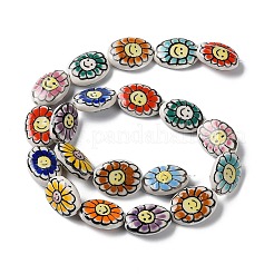 Фарфоровые бусины ручной работы&nbsp;PORC-G011-04D