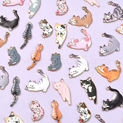 Подвески из сплава с принтом в 34 стилях&nbsp;ENAM-YW0005-28