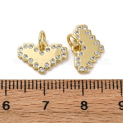 Латунные микро проложить кубического циркония подвески&nbsp;KK-P308-12G