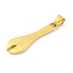 Placcatura ionica (ip) ciondoli in acciaio inossidabile 304&nbsp;STAS-C102-08G