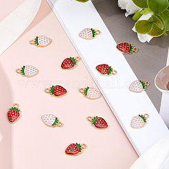 72шт 2 цвета светлые позолоченные подвески из сплава с эмалью&nbsp;ENAM-FH0001-87