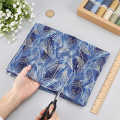 Tissu en coton à motif d'écailles de poisson&nbsp;DIY-WH0622-777D