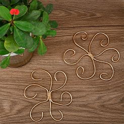 6 Stück 2 Arten von Pflanzenstützen aus Aluminium&nbsp;DIY-DR00015