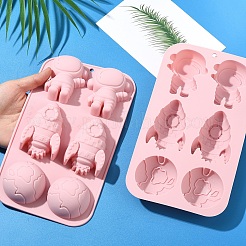 1 шт. полусфера ракеты-астронавта&nbsp;DIY-YW0012-17