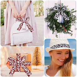 4 рулон 4-цветной полиэстеровой ленты с коровьим принтом&nbsp;OCOR-CA0001-37