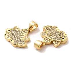 Латунные микро проложить кубического циркония подвески&nbsp;KK-A180-12G