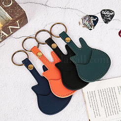 Кожаный брелок для медиатора&nbsp;AJEW-WH20816-061AB-02