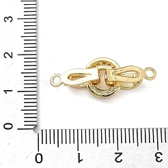 Кольцо латунное микропаве прозрачный кубический цирконий застежки-защелки&nbsp;KK-Z143-18G