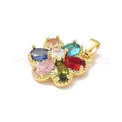 Латунные микро проложить кубического циркония подвески&nbsp;KK-F905-13G-02