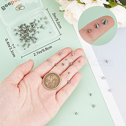 90 шт. 3 вида ушных гаек из нержавеющей стали&nbsp;STAS-BBC0006-42