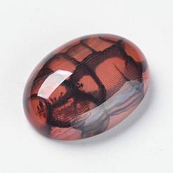Drago naturale vene cabochon&nbsp;G-F296-07-15x20mm