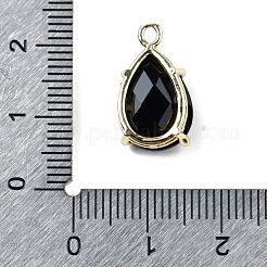 Ограненные подвески из натурального обсидиана&nbsp;G-M431-16G-09