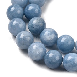 Природные окрашенные белого нефрита нитей бисера&nbsp;G-M402-C04-28