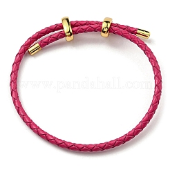 Pulseras de cordón trenzado de cuero&nbsp;BJEW-G675-06G
