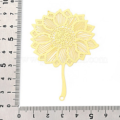 Латунные филигранные большие кулоны&nbsp;KKC-T003-33G