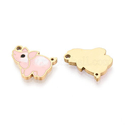 Подвески в виде свиней из нержавеющей стали 304 с эмалью&nbsp;STAS-T073-18G