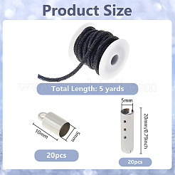 PVC- und Strass-Schnürsenkel&nbsp;DIY-DC0003-43A
