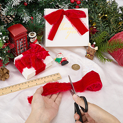 Бархатная бахромчатая лента&nbsp;OCOR-WH0082-485C