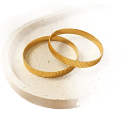 Bracelets rayés en laiton pour femmes&nbsp;WG1B245-01
