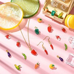 20шт 10 стиля подвески из сплава с эмалью&nbsp;ENAM-CJ0007-20