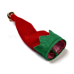 Vestiti di natale feltro panno e ferro copri bottiglia di vino decorazione&nbsp;DJEW-K027-02D