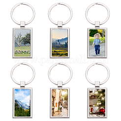 Porte-clés vierge en alliage&nbsp;KEYC-PH0001-24