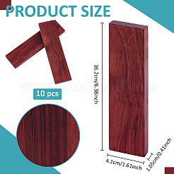 Fournitures d'artisanat en bois rectangulaires&nbsp;DIY-WH0591-304A