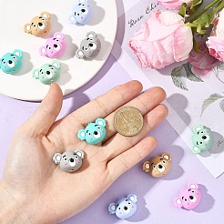 12шт 6 цвета силиконовые бусины&nbsp;SIL-YW0002-08